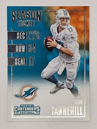 Ryan Tannehill Panini Contenders 2016 Card #55 Miami Dolphins
