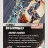 Silver Surfer "Humble Beginnings" Upper Deck 2021 Marvel Comic Card HB-6 Back