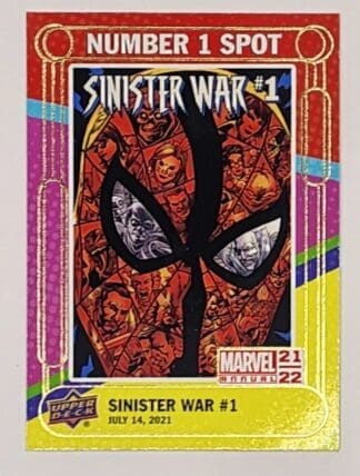 Sinister War #1 Upper Deck 2021 Marvel Number 1 Spot #N1S-15
