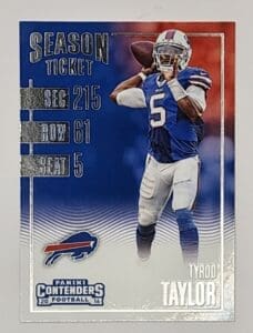 Tyrod Taylor Panini Contenders 2016 NFL Trading Card #52 Buffalo Bills