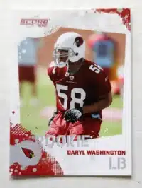 Daryl Washington Score 2010 Card #328