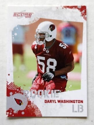 Daryl Washington Score 2010 Card #328 Arizona Cardinals