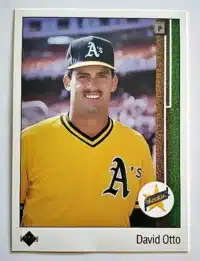 David Otto Upper Deck 1989 Card #5