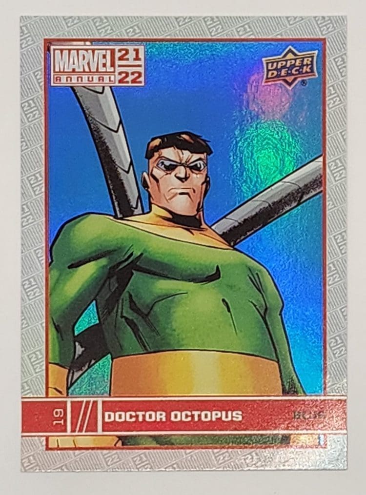Doctor Octopus Blue Upper Deck 2021 Marvel Comic Card #19