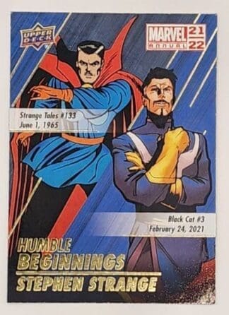 Doctor Strange "Humble Beginnings" Upper Deck 2021 Marvel Comic Card HB-8