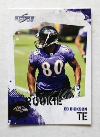 Ed Dickson Score 2010 NFL Card #338 Baltimore Ravens