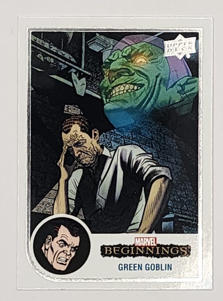 Green Goblin Marvel Beginnings Upper Deck 2022 Volume 2 Series 1 Card #23