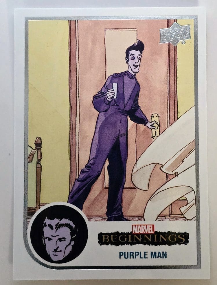 Purple Man Marvel Beginnings Upper Deck 2022 Volume 2 Series 1 Card #27