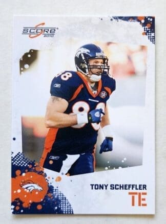 Tony Scheffler Score 2010 NFL Card #92 Denver Broncos