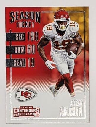 Jeremy Maclin Panini Contenders 2016 Card #70 Kansas City Chiefs