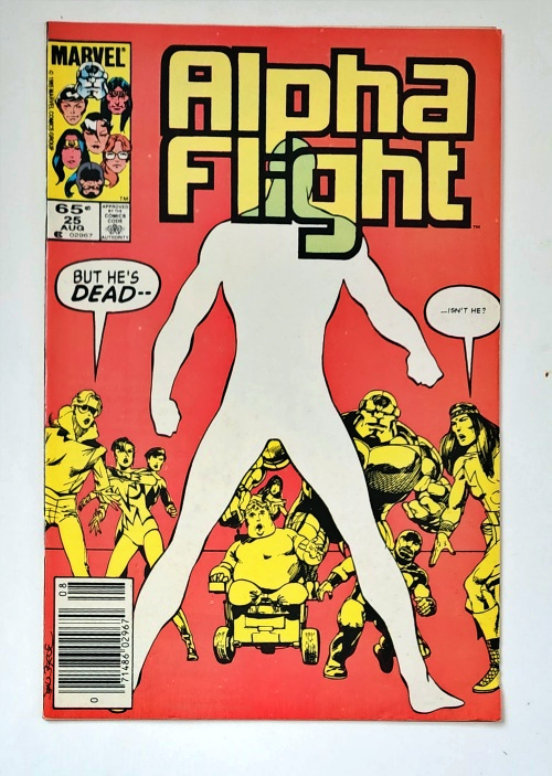 Alpha Flight Marvel Comic Books Singles - #25