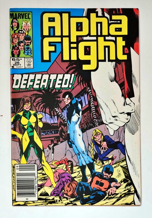 Alpha Flight Marvel Comic Books Singles - #26