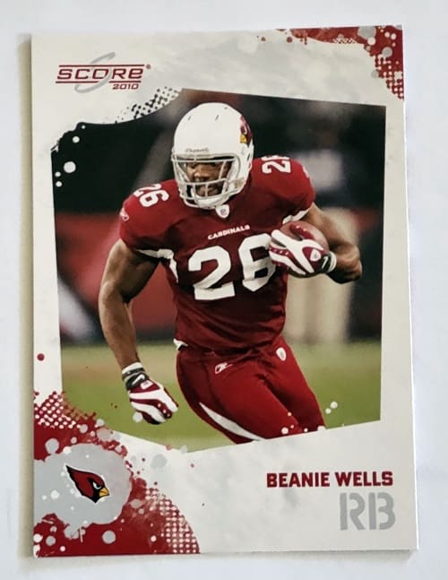 Score 2010 NFC West Singles - Arizona Cardinals, Beanie Wells #3