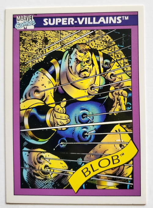 Marvel 1990 Super-Villains Impel Marketing Comic Cards Singles - A-F, The Blob #71