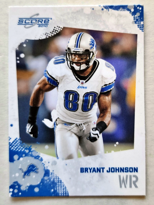 Score 2010 NFC North Singles - Detroit Lions, Bryant Johnson #94