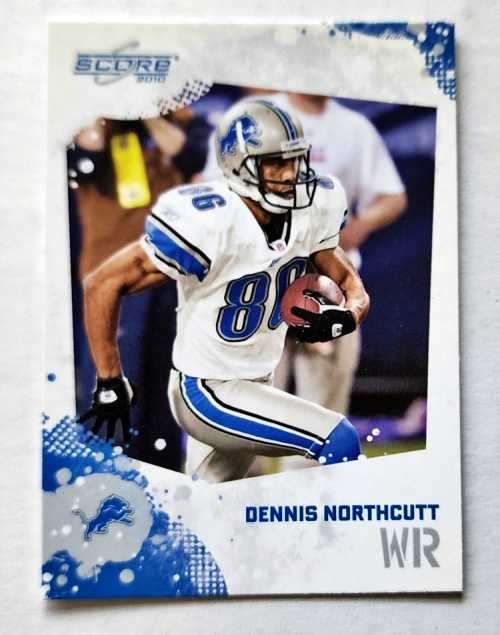 Score 2010 NFC North Singles - Detroit Lions, Dennis Northcutt #96