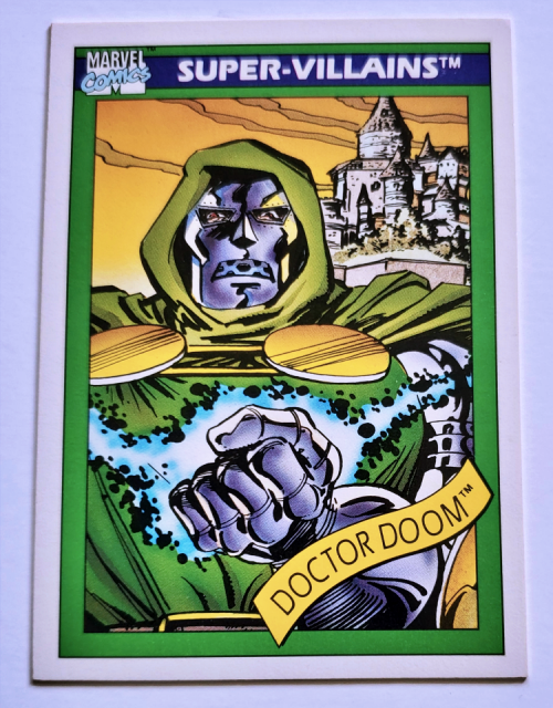 Marvel 1990 Super-Villains Impel Marketing Comic Cards Singles - A-F, Dr. Doom #60