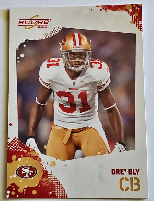 Score 2010 NFC West Singles - San Francisco 49ers, Dre' Bly #247