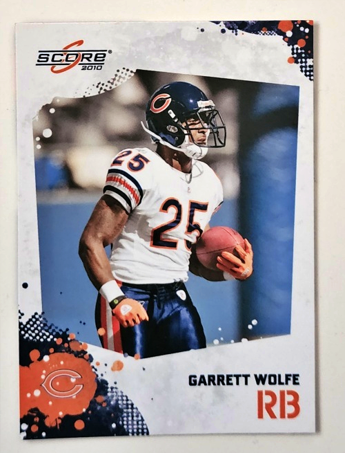 Score 2010 NFC North Singles - Chicago Bears, Garrett Wolfe #50