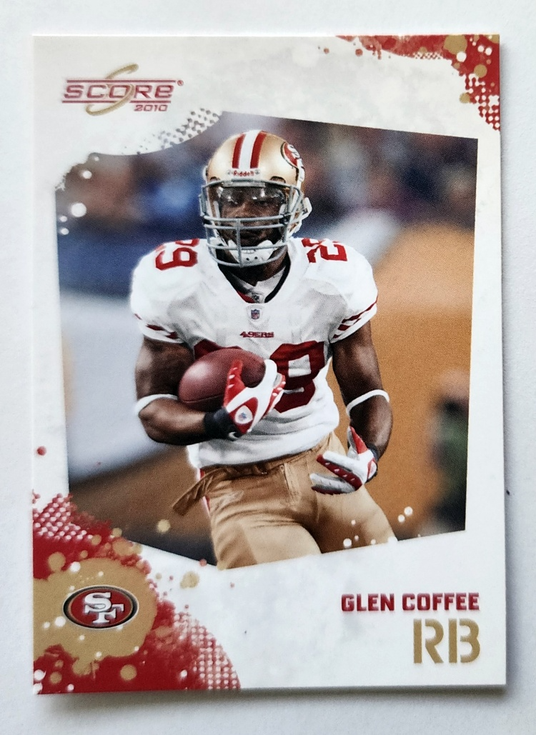 Score 2010 NFC West Singles - San Francisco 49ers, Glen Coffee #249