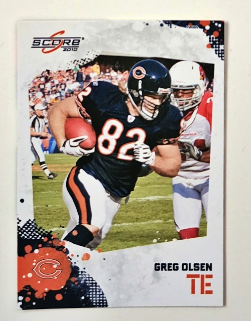 Score 2010 NFC North Singles - Chicago Bears, Greg Olson #51