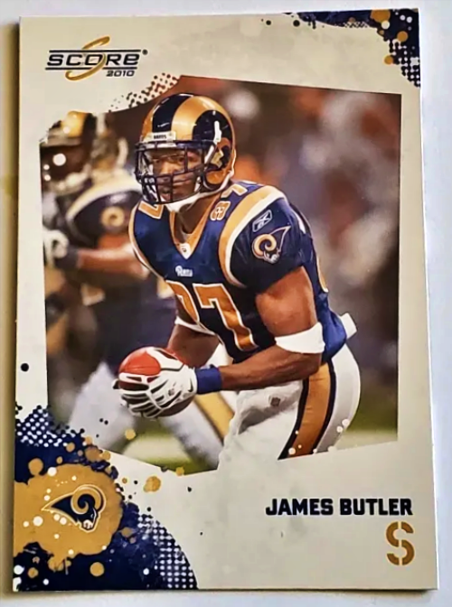 Score 2010 NFC West Singles - Los Angeles Rams, James Butler #268