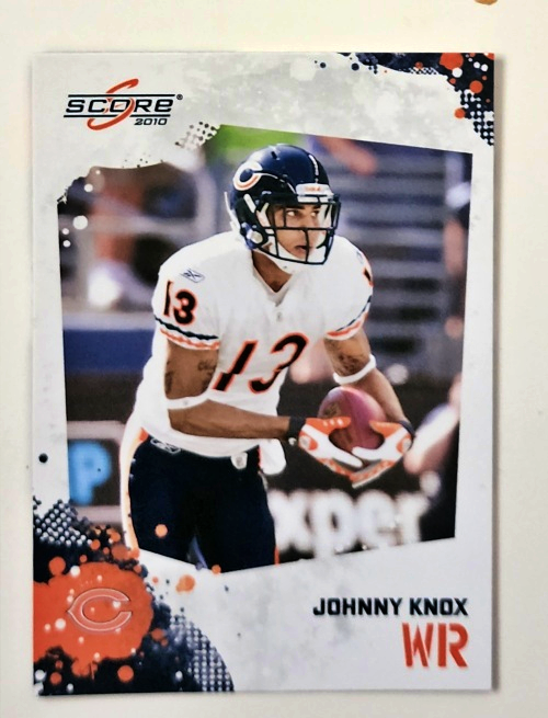 Score 2010 NFC North Singles - Chicago Bears, Johnny Knox #53