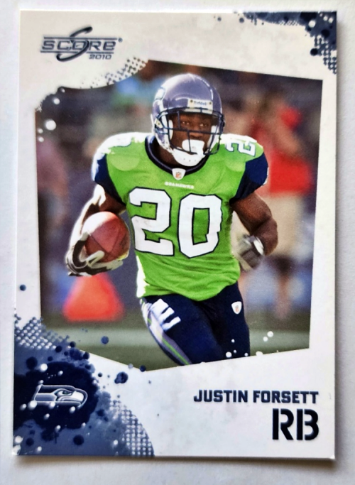 Score 2010 NFC West Singles - Seattle Seahawks, Justin Forsett #60