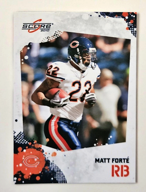 Score 2010 NFC North Singles - Chicago Bears, Matt Forte #55