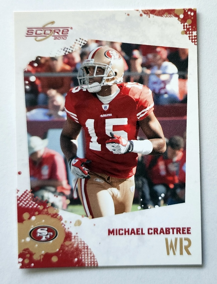 Score 2010 NFC West Singles - San Francisco 49ers, Michael Crabtree #252