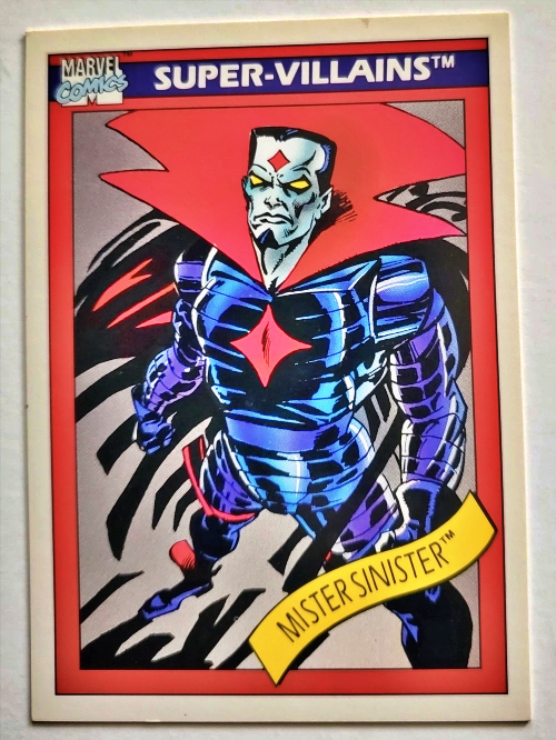 Marvel 1990 Super-Villains Impel Marketing Comic Cards Singles - M-S, Mr. Sinister #65
