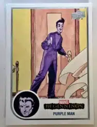 Purple Man Marvel Beginnings Upper Deck 2022 #40