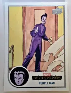 Purple Man Marvel Beginnings Upper Deck 2022 #40