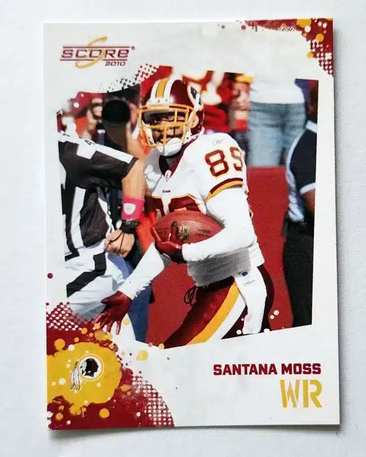 Santana Moss Score 2010 #300 Washington Commanders