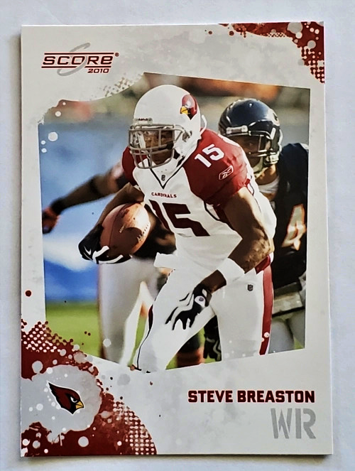 Score 2010 NFC West Singles - Arizona Cardinals, Steve Breaston #8