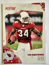 Tim Hightower Score 2010 #9 Arizona Cardinals