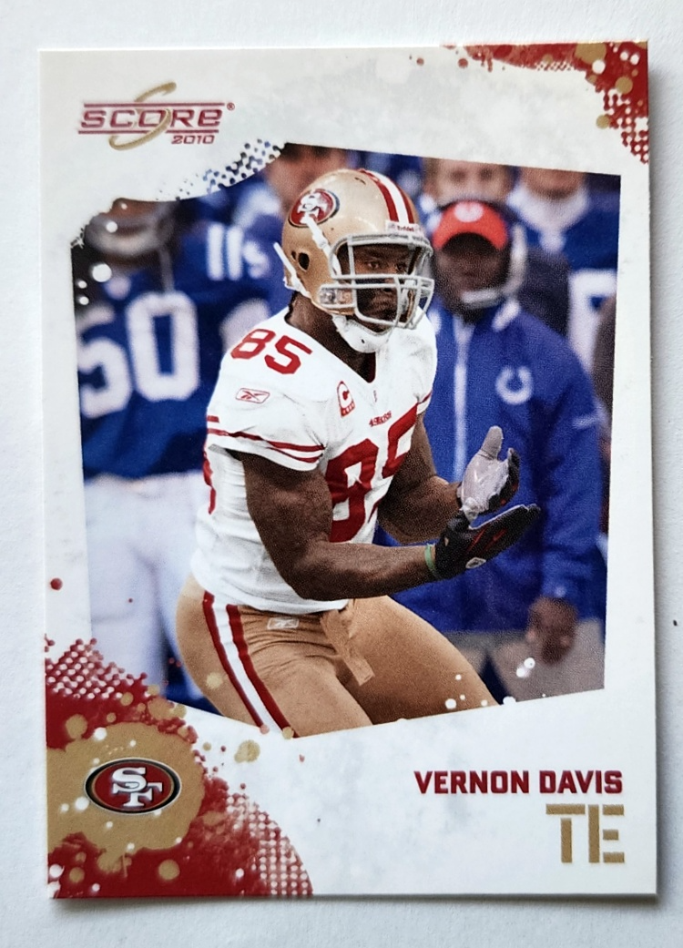 Score 2010 NFC West Singles - San Francisco 49ers, Vernon Davis #254