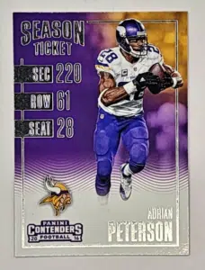 Panini Contenders 2016 NFC- Adrian Peterson