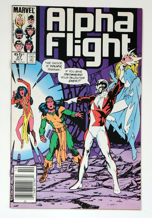 Alpha Flight Marvel Comic Books Singles - #27