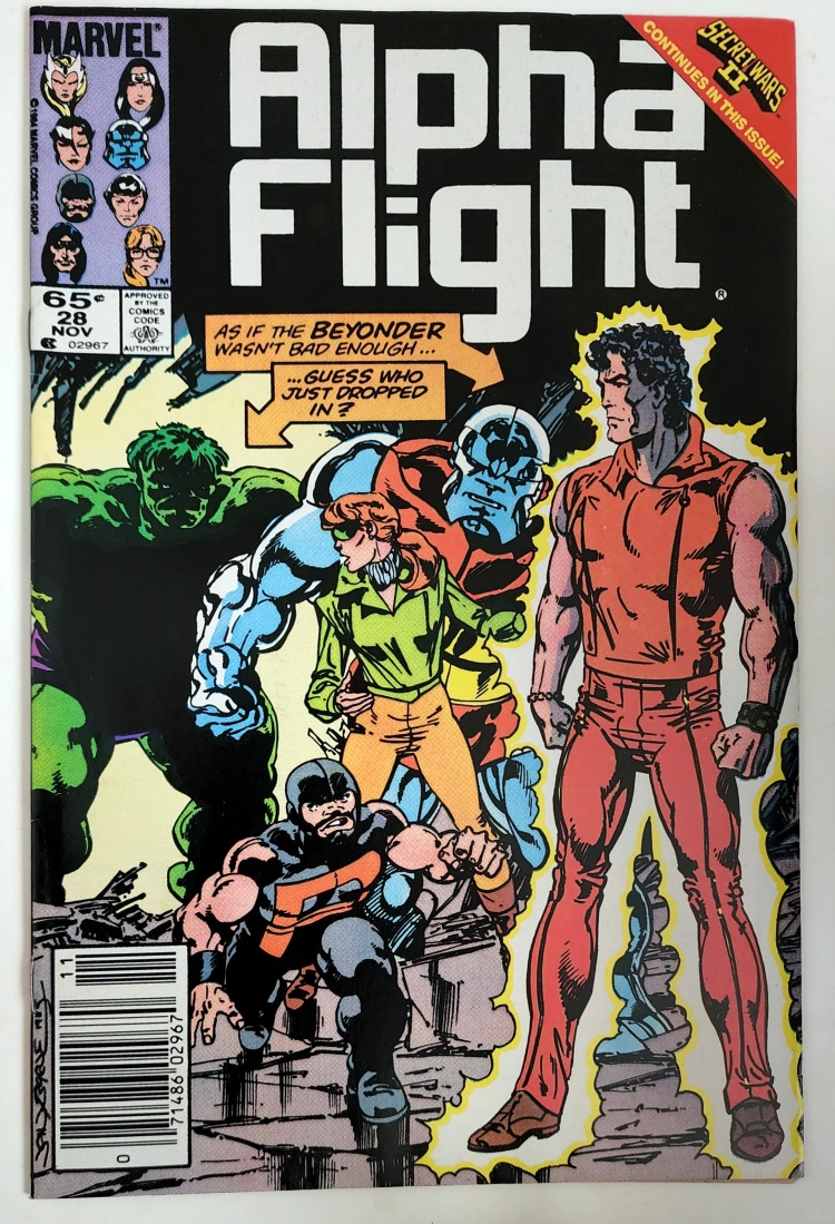 Alpha Flight Marvel Comic Books Singles - #28
