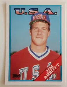 Jim Abbott's MLB Singles-Topps 1988