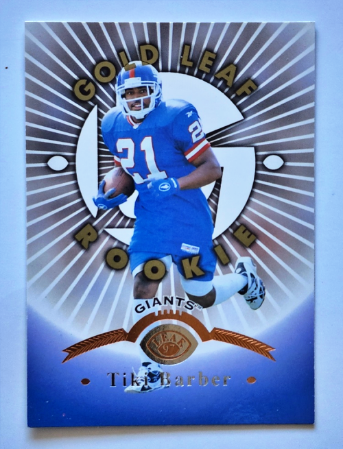 Tiki Barber NFL Single Trading Cards