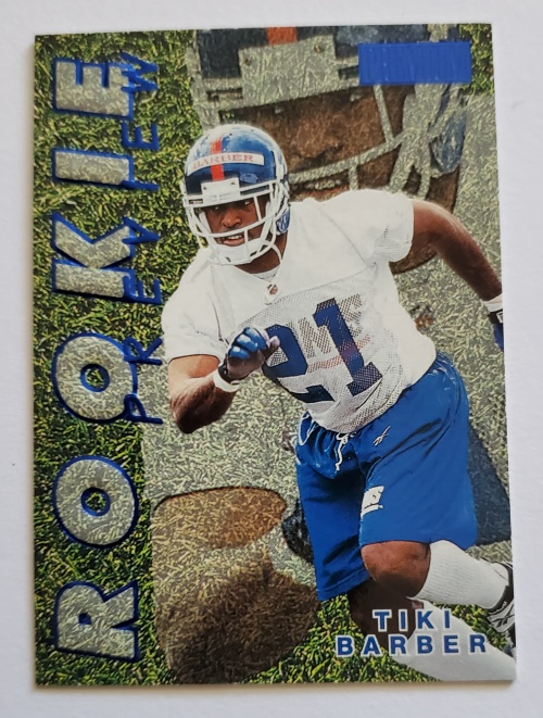 Tiki Barber NFL Single Trading Cards