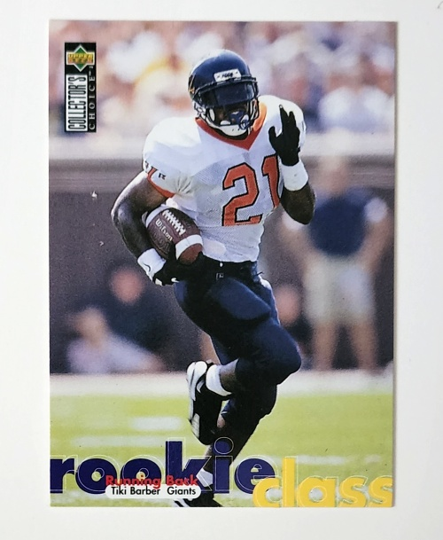 Tiki Barber NFL Single Trading Cards