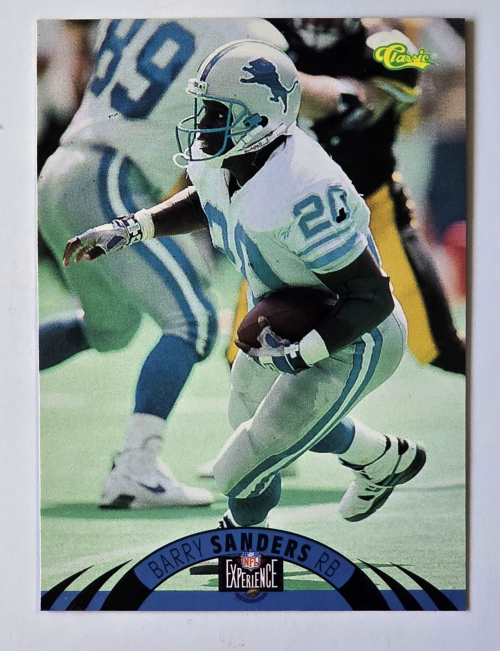 Barry Sanders Detroit Lions NFL Singles