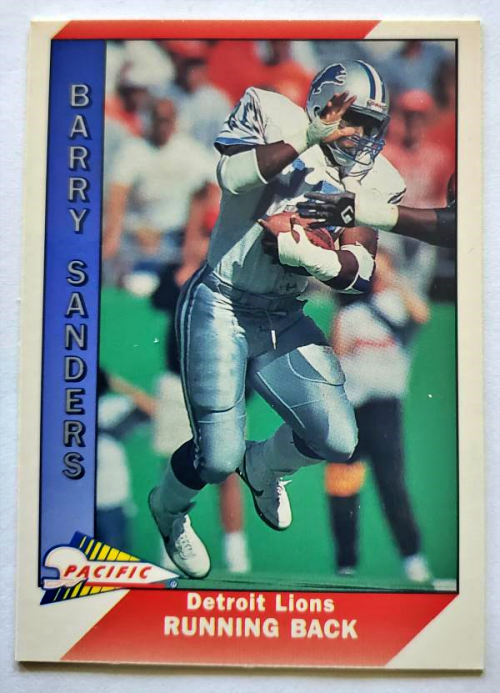 Barry Sanders Detroit Lions NFL Singles