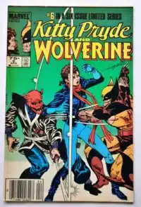 Kitty Pryde and Wolverine Marvel Comic Issue #6 of 6 April 1985 "Honor"