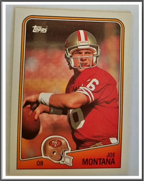 Joe Montana San Francisco 49ers NFL Singles