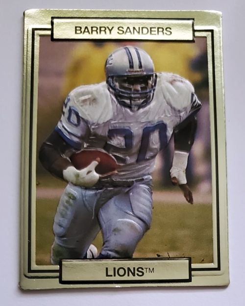 Barry Sanders Detroit Lions NFL Singles