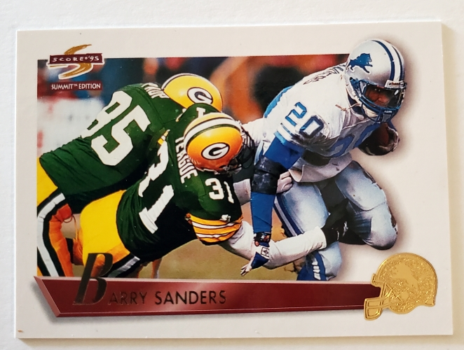Barry Sanders Detroit Lions NFL Singles